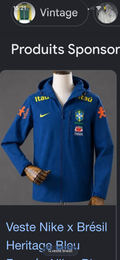 Veste Nike x Brésil Heritage